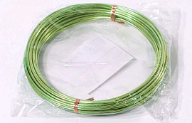 Aluminum Wire Apple-Green 12m