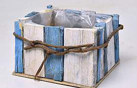 Planter Blue 23x23cm