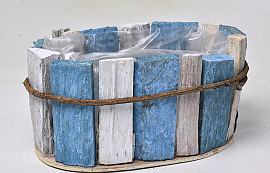 Planter Blue 27x17cm