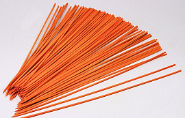 Bambus Zweig 60cm Orange