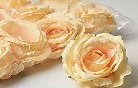 Rose D10cm Pastell Gelb