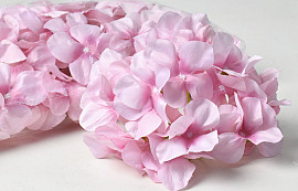Hydrangea Head D16cm Pastel Pink