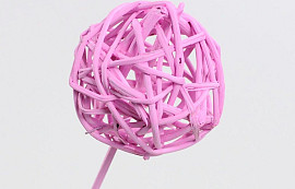 Brunch Ball on 50cm stem Pink