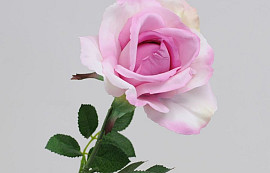 Artificial Rose Pink 37cm