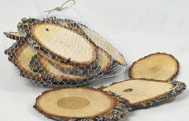 Oak Slices 12-14cm, 15 pieces