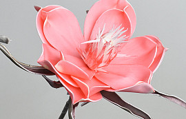 Foam Flower Pink, D 20cm