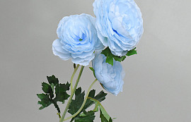 Camélia artificielle Bleu 70cm 