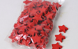 Coconut Star Red 3cm 100pcs