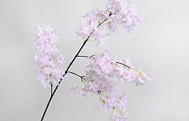 Branche de lilas artificielle Rose Clair 100cm 