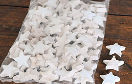 Coco Star White 5cm 100pcs