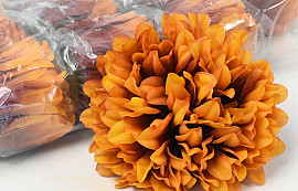 Chrysanthemum Orange/Brown D15cm