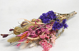 Bouquet de Fleurs Séchées Coloré 30cm