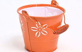 Zink Pot D12cm Orange