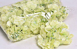 Hydrangea Head D14cm Green