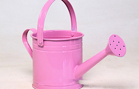 Planter Watering Can D14,5cm Rosa