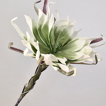 Blume Schaumstoff 80cm Weiss/Gün