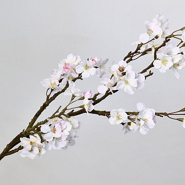 Apfelblütenzweig 104cm Weiß