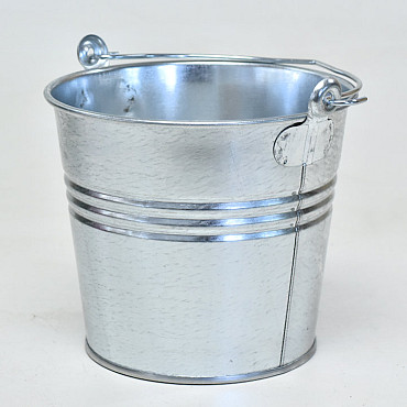 Zinc Bucket H14cm
