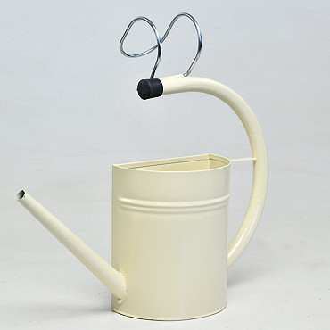 Balcony Watering Can H17cm Cream