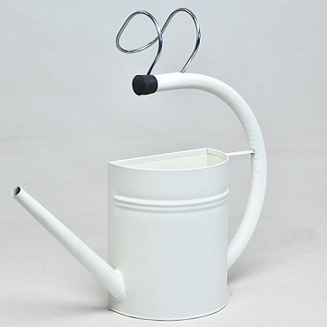 Balcony Watering Can H17cm White