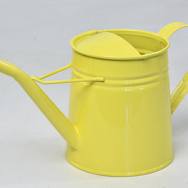 Watering Can H14cm Yellow