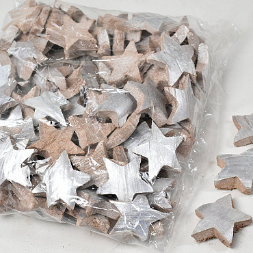 Coco Star Silver 7cm 100pcs