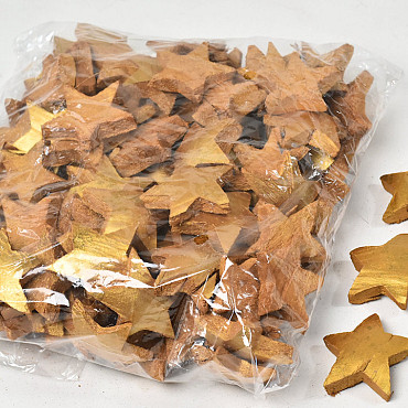 Coconut Star Gold 7cm 100pcs