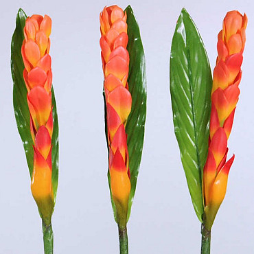 Bromelia 94cm oranje