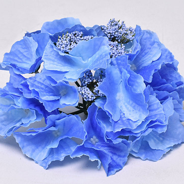 Hydrangea Head D16cm Blue