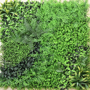 Grüne Pflanze Mat 1x1m Mix