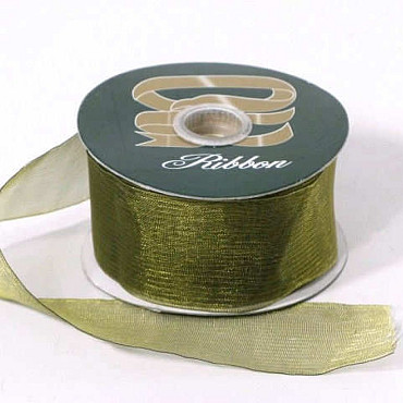 Ribbon olive green M2 37mm 25m