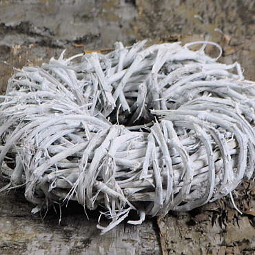 Wreath Grapewood 30cm white