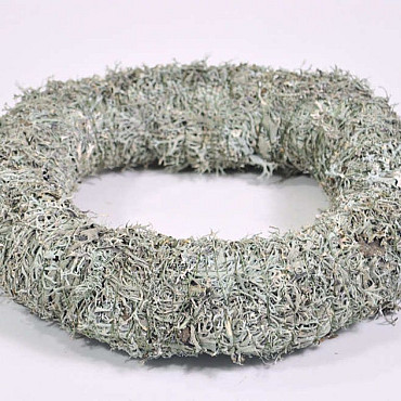 Couronne Mousse gris 30cm