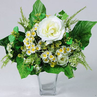 Strauss Weisse Rose 28cm