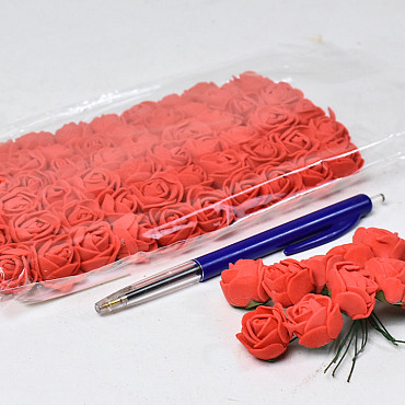 Foam Rose Red 72 pcs