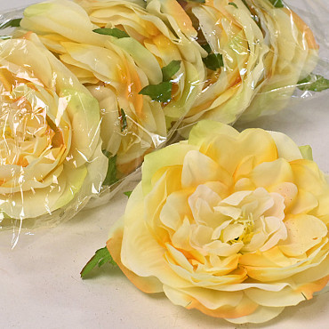 Peony D13cm Yellow