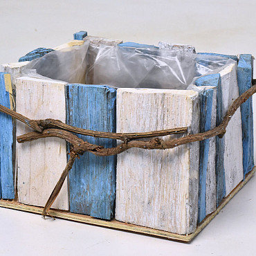 Planter Blue 23x23cm