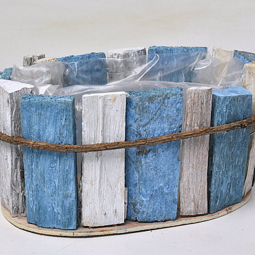 Planter Blue 27x17cm