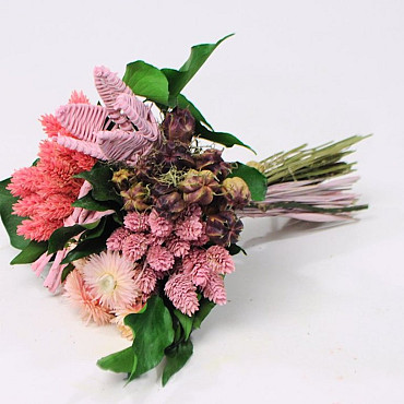 Mini Bouquet rose d15cm