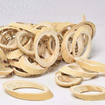 Bamboo Ring Oval 5 - 6cm 50st