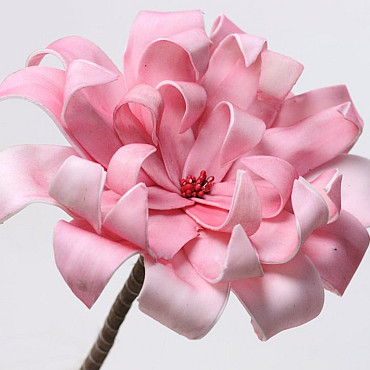 Foam flower 24cm pink