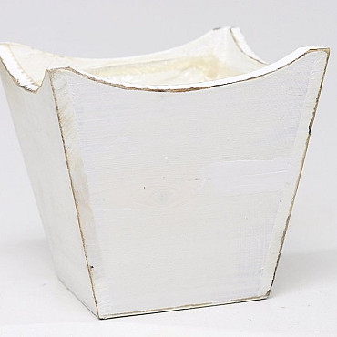 Planter Square White 17cm