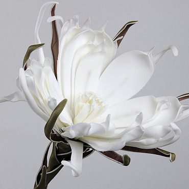 Blume Schaumstoff 80cm Weiss