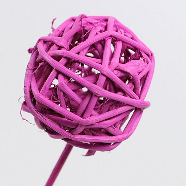 Brunch Ball sur Tige rose foncé