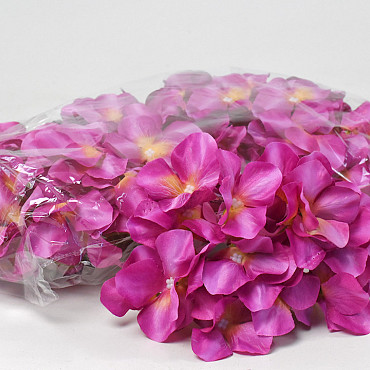 Hydrangea Head D16cm Purple