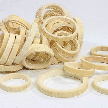 Bamboe Ring 5 - 6cm 50st