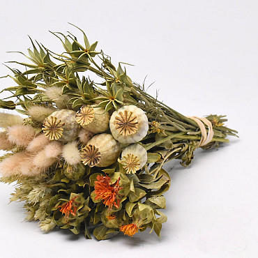 Dried Flower Bouquet Natural 25cm