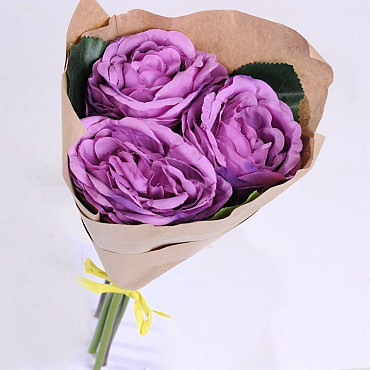 Bouquet Rose d13cm Purple