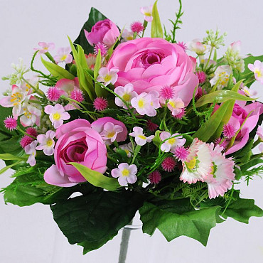 Bouquet Ranunculus 21cm Pink
