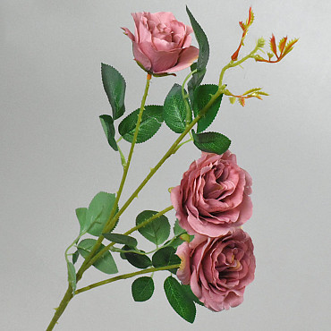 Artificial Wild Rose Mauve 80cm 